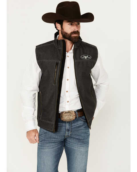 Cowboy Hardware Men's Woodsman Tech Vest , Black, hi-res