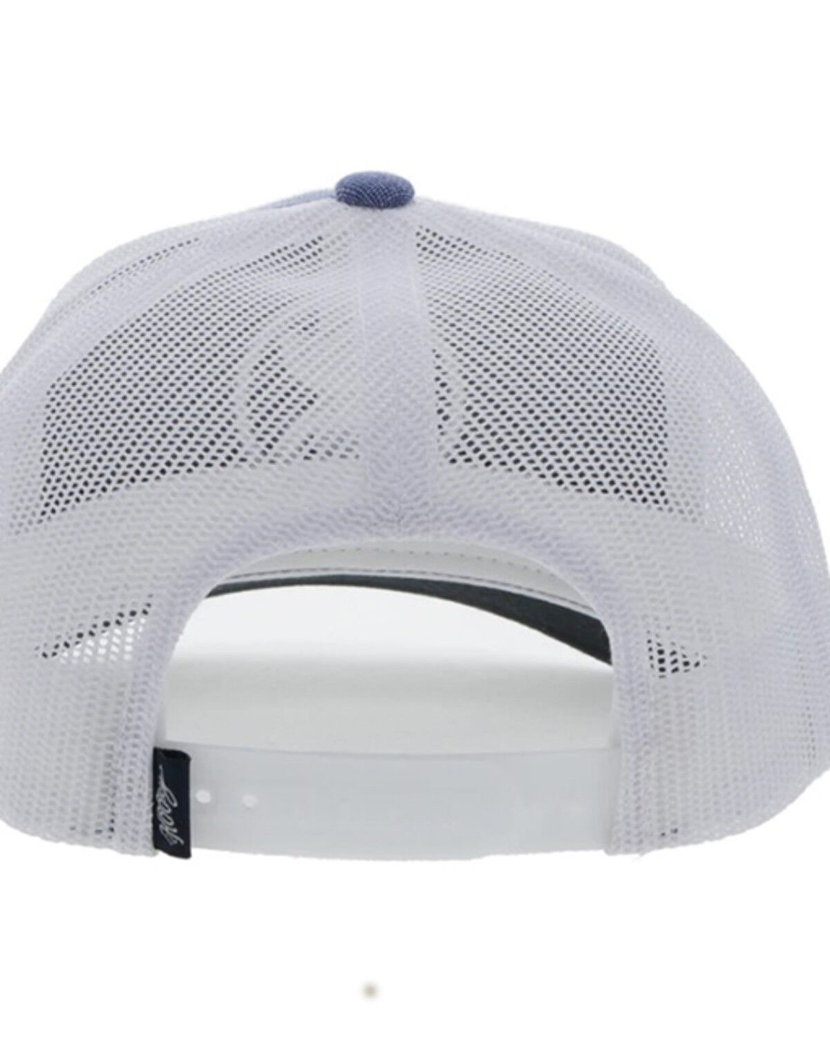 Image #2 - Hooey Men's O-Classic Mesh Trucker Cap, Blue, hi-res