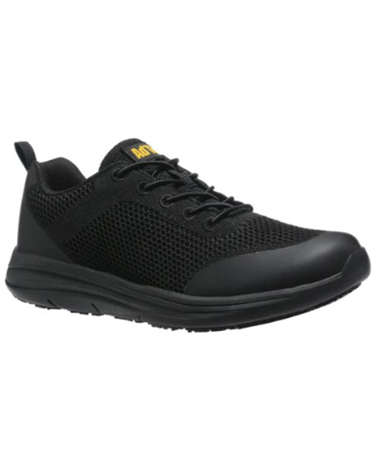 Image #1 - AdTec Men's Light Weight Work Shoes - Round Toe, Black, hi-res