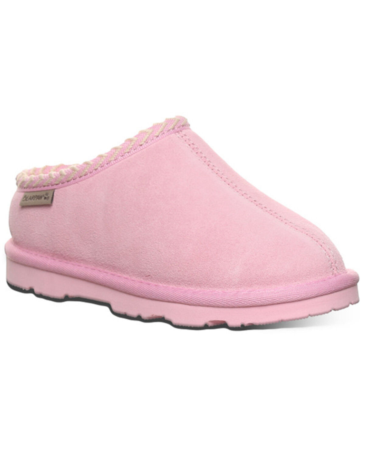 Image #1 - Bearpaw Girls' Tabitha Slippers, Pink, hi-res