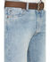 Image #2 - Levi's Men's 501® Original Stay Zen Light Wash Straight Rigid Denim Jeans, Light Wash, hi-res