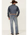 Image #3 - Wrangler Retro Men's Greeley Light Wash Stretch Relaxed Bootcut Jeans - Tall, Medium Wash, hi-res