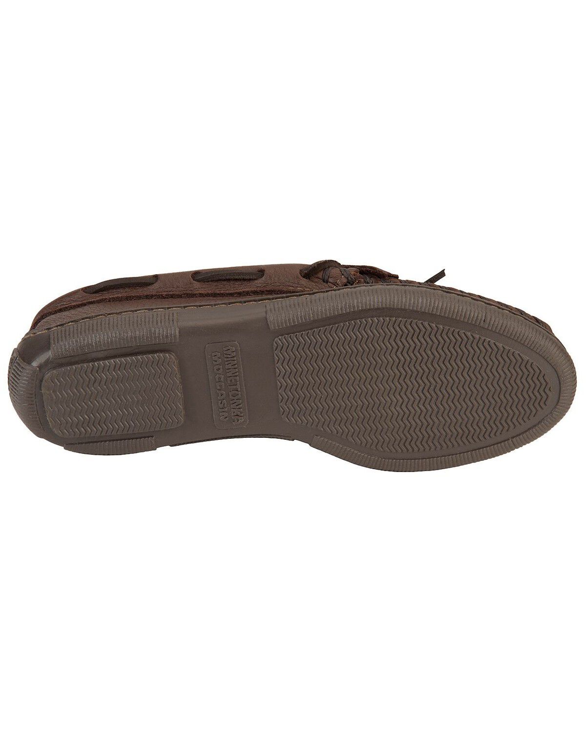 Image #2 - Women's Minnetonka Moosehide Fringed Kiltie Moccasins, Chocolate, hi-res