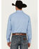 Image #4 - Wrangler 20X Men's Geo Print Long Sleeve Snap Stretch Western Shirt, Blue, hi-res