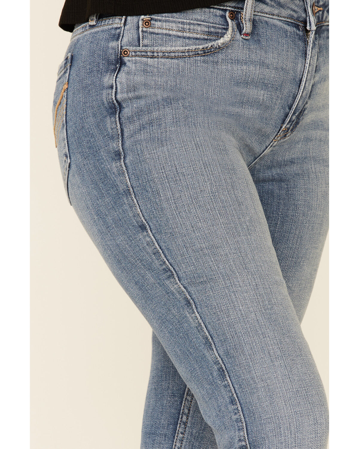 Image #2 - Idyllwind Women's Rebel Mid Rise Bootcut Stretch Denim Jeans, Blue, hi-res