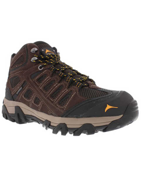 Image #1 - Pacific Mountain Men's Blackburn Mid Lace-Up Waterproof Hiking Boots , Chocolate, hi-res