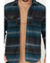 Image #3 - Gibson Men's Baja Horizontal Stripe Long Sleeve Button-Down Western Shirt , Charcoal, hi-res