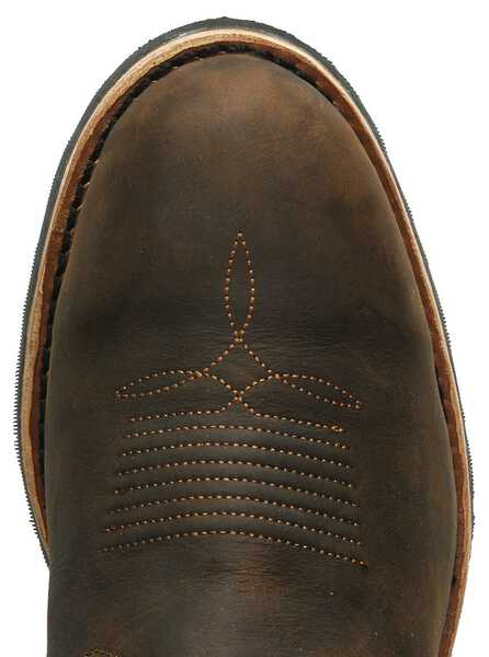 Image #12 - Dan Post Men's Albuquerque Waterproof Western Work Boots - Soft Toe, Distressed, hi-res