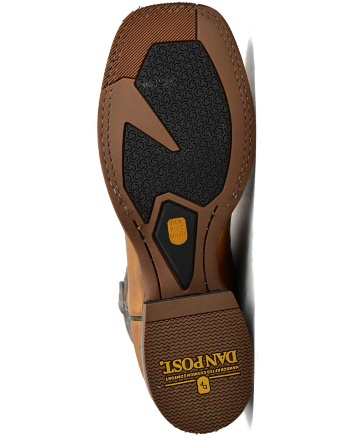 Image #7 - Dan Post Men's Rio Arriba Performance Western Boots - Broad Square Toe, Brown, hi-res