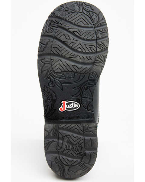 Image #7 - Justin Women's Lyla Western Boots - Round Toe, Black, hi-res
