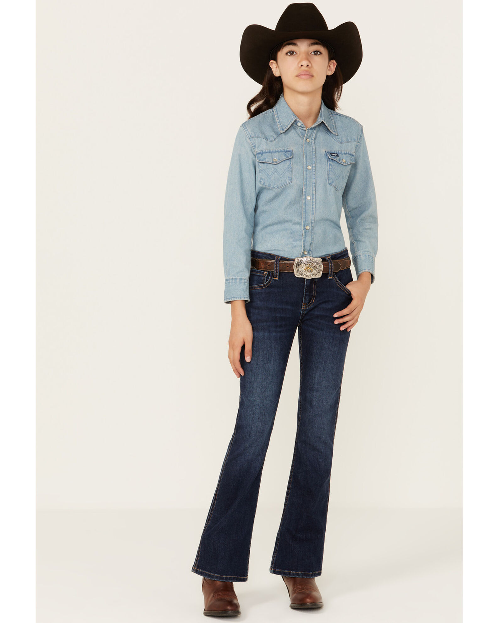 Girls riding jeans on sale