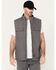 Image #1 - Hawx Men's Weathered Sherpa Lined Work Vest, Charcoal, hi-res