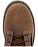 Image #6 - Georgia Boot Men's Lace-Up 6" Waterproof Work Boot - Alloy Toe, Brown, hi-res