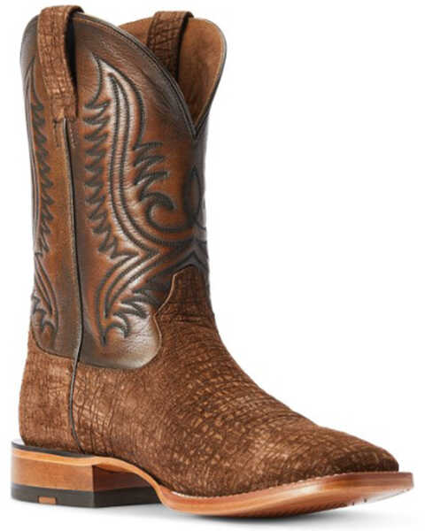 Ariat Men's Circuit Paxton Western Boots - Broad Square Toe, Brown, hi-res