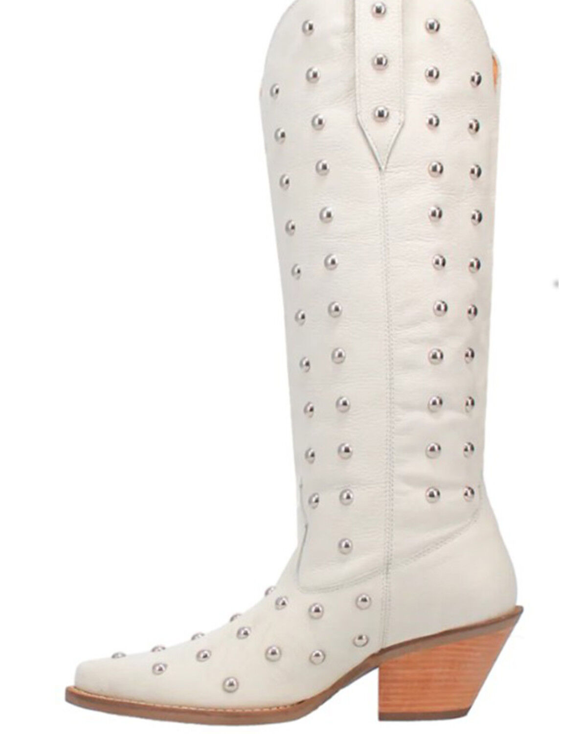 Image #3 - Dingo Women's Broadway Bunny Tall Western Boots - Snip Toe, White, hi-res