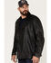 Image #2 - Moonshine Spirit Men's Glen Asymmetrical Moto Jacket, Black, hi-res