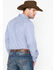 Image #3 - Cinch Men's Royal Blue Striped Western Shirt - Big & Tall, Royal Blue, hi-res
