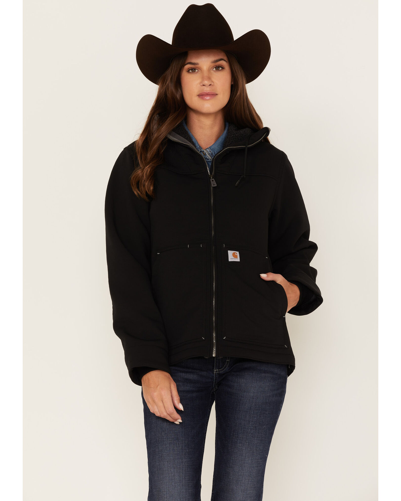 Carhartt Women s Super Dux Relaxed Fit Zip Front Sherpa Lined Work Jacket Country Outfitter