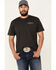 Pendleton Men's Vintage Black Warranted To Be Graphic Short Sleeve T-Shirt , Black, hi-res