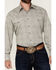 Image #3 - Stetson Men's Medallion Print Long Sleeve Snap Western Shirt, Grey, hi-res