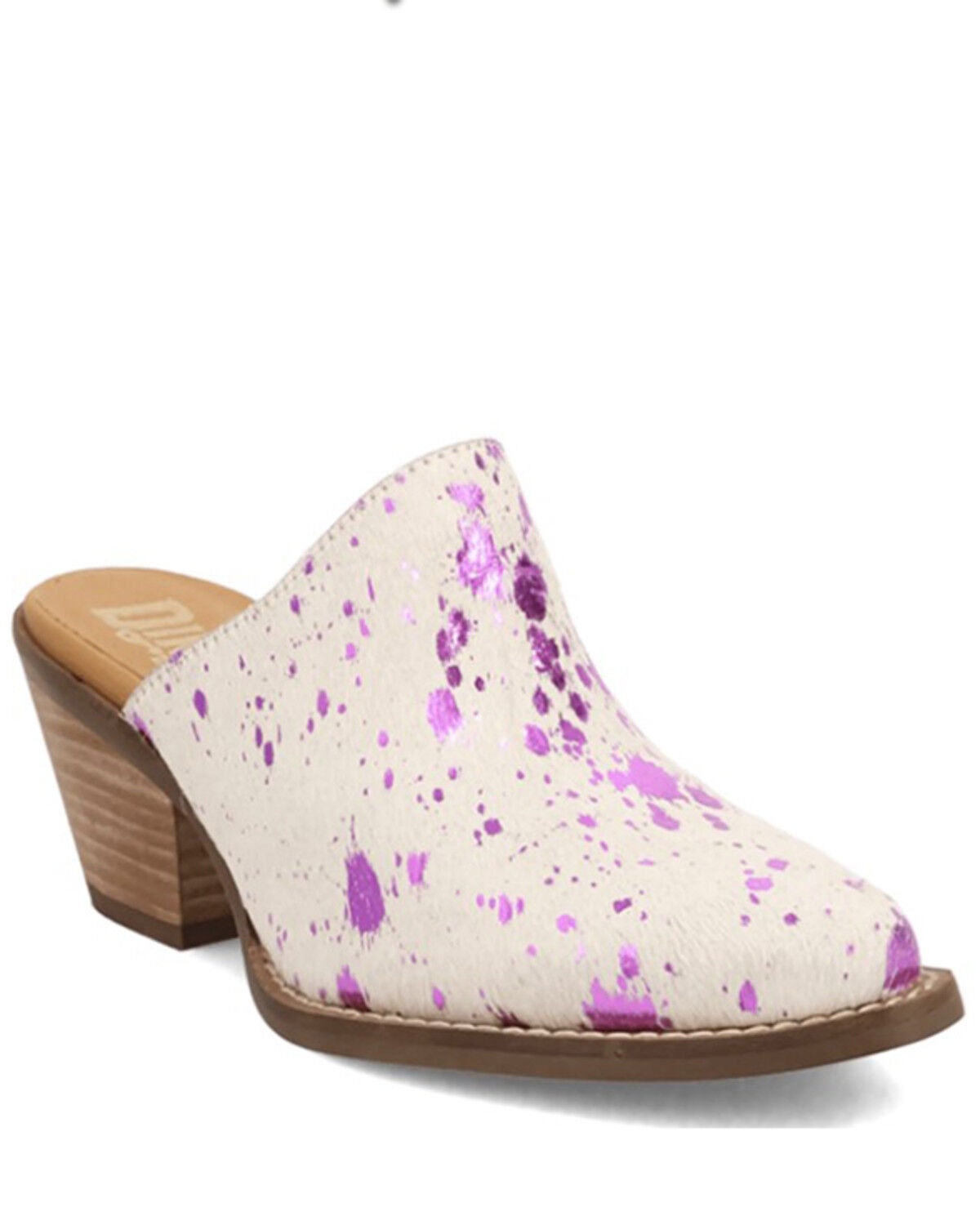 Dingo Women's Cash Cow Mules, Fuchsia, hi-res