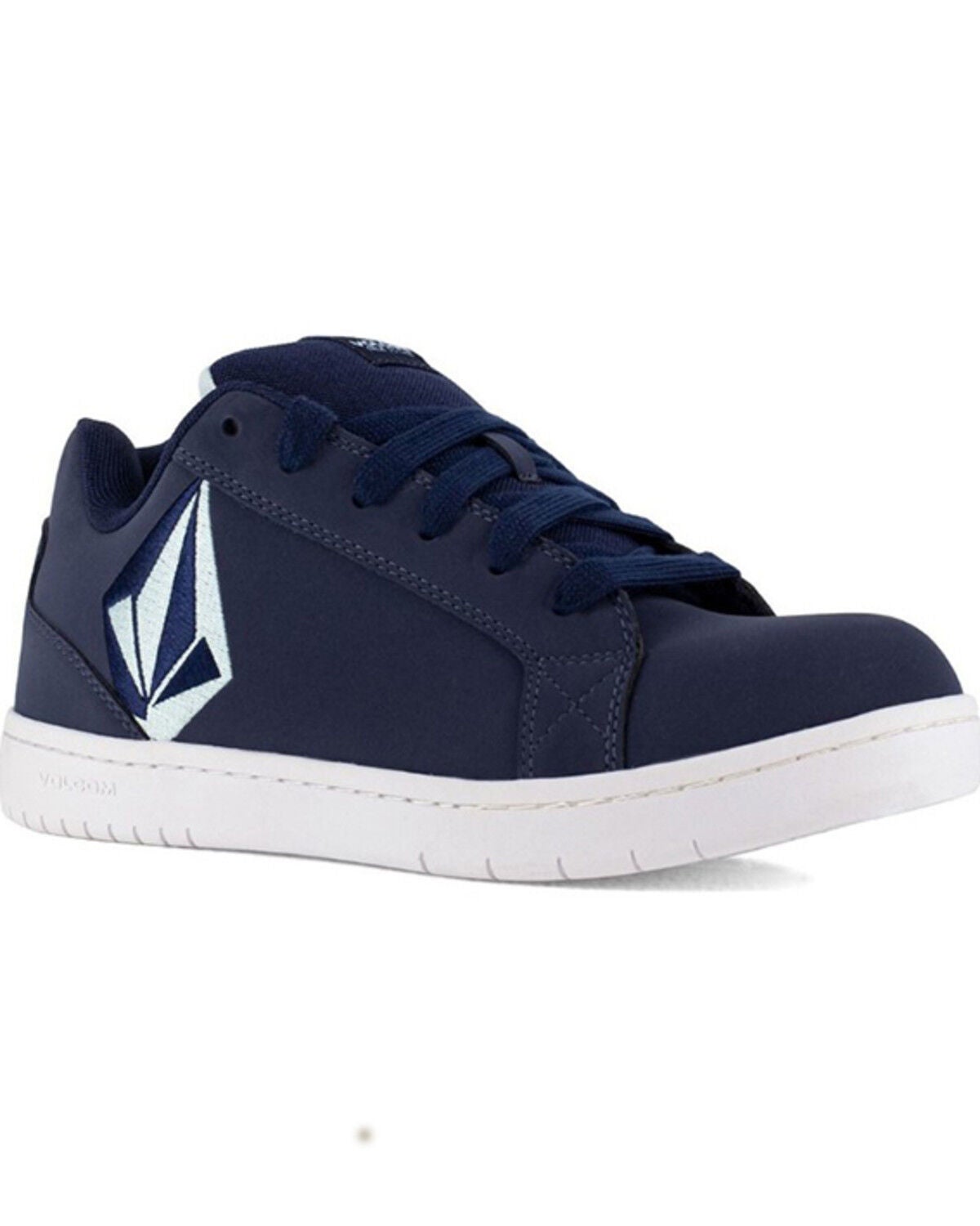 Volcom Men's Stone Skate Inspired Work Shoes - Composite Toe, Blue, hi-res
