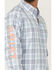 Image #3 - Ariat Men's Pro Series Team Finnegan Plaid Print Long Sleeve Button-Down Western Shirt, Blue, hi-res