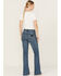 Image #3 - Wrangler Women's Westward Dark Wash High Rise Stretch Bootcut Jeans , Dark Wash, hi-res