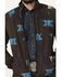 Image #3 - RANK 45® Men's Southwestern Print Softshell Jacket - Big, Chocolate, hi-res