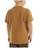 Image #2 - Carhartt Toddler Boys' Solid Short Sleeve Pocket T-Shirt, Brown, hi-res