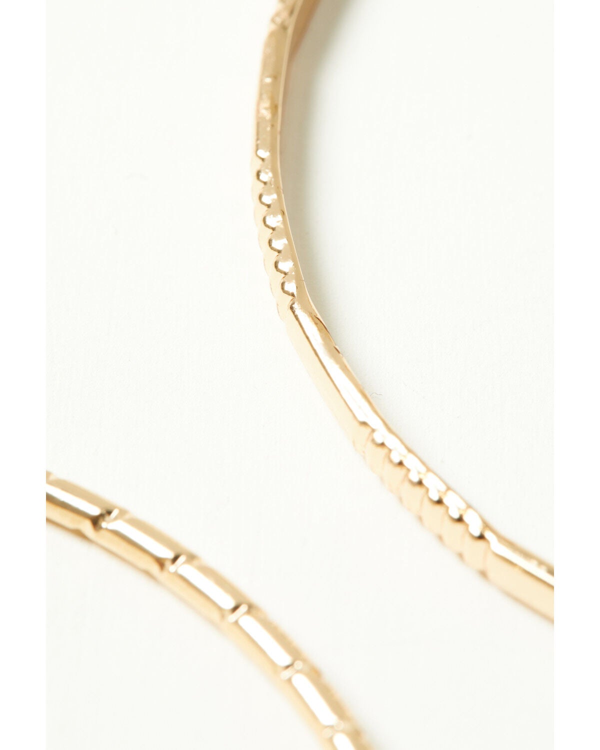 Image #5 - Shyanne Women's Horseshoe Hat Bangle Bracelet Set - 4 Piece, Gold, hi-res
