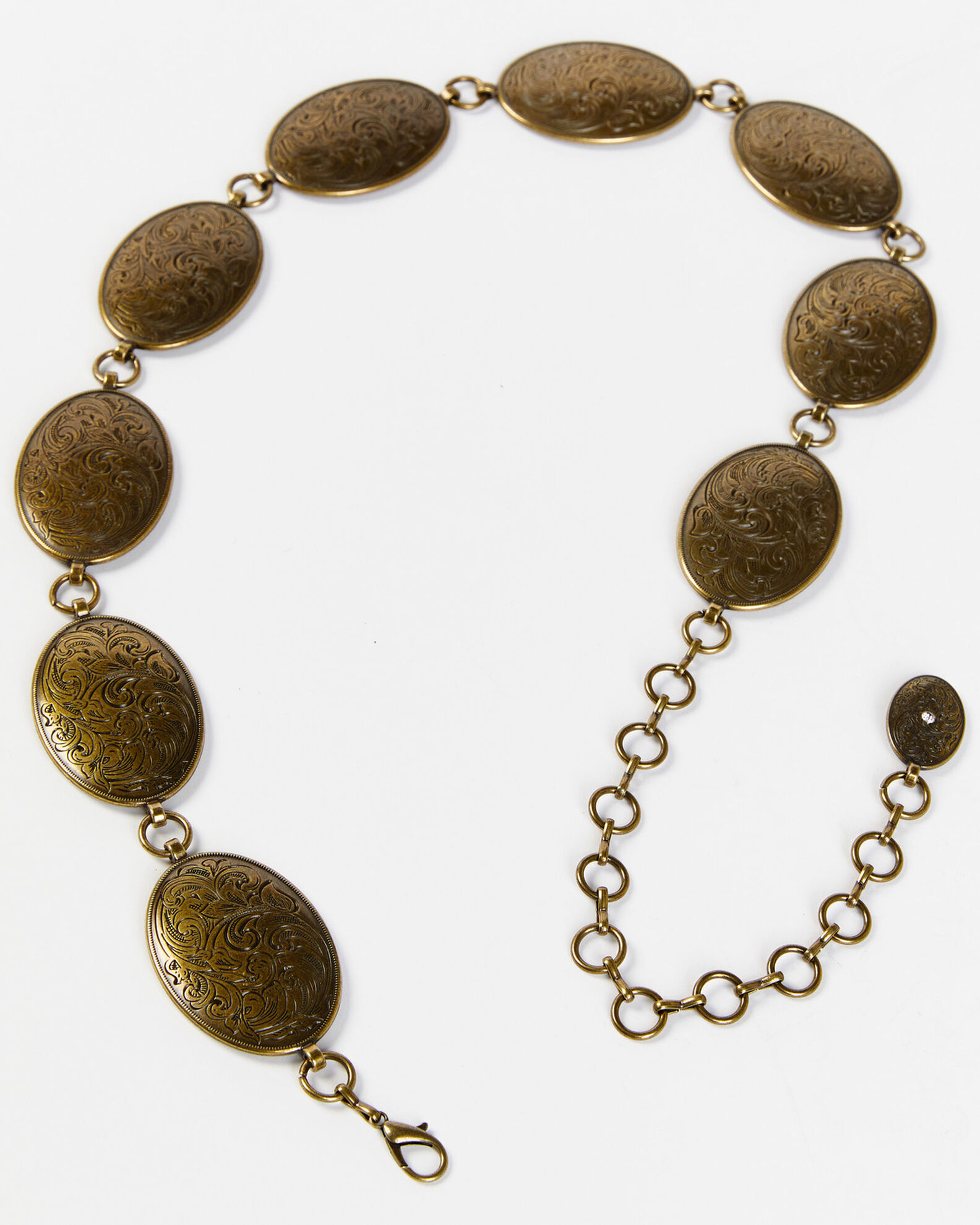 Copper chain belt store