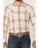 Image #3 - Cody James Men's Samba Plaid Print Long Sleeve Snap Western Shirt, Red, hi-res
