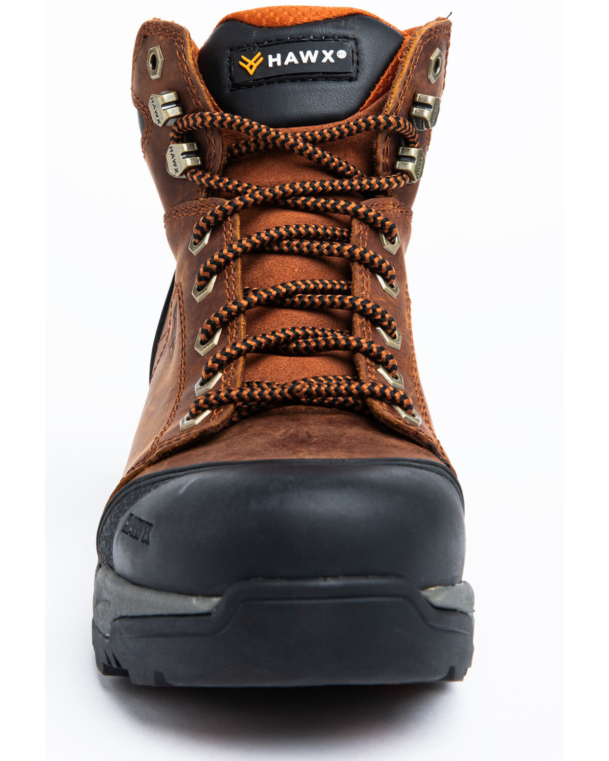 Image #4 - Hawx Men's 6" Lace-To-Toe Waterproof Work Boots - Composite Toe, Rust Copper, hi-res