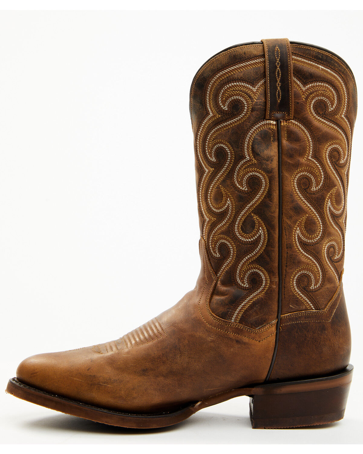 Image #3 - Dan Post Men's 12" Leon Western Performance Boots - Round Toe, , hi-res