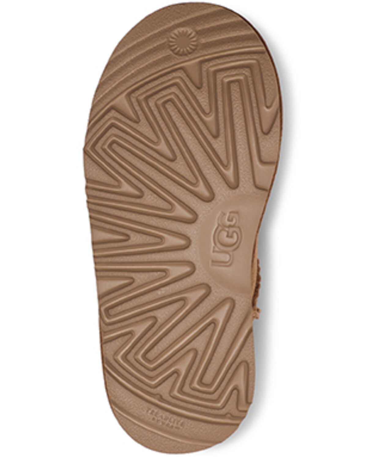 Image #6 - UGG Girls' Classic Ultra Mini Boots, Chestnut, hi-res