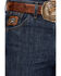 Image #2 - Cinch Men's Bronze Label Dark Wash Slim Tapered Rigid Denim Jeans, Blue, hi-res