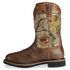 Justin Men's Stampede Trekker Camo Waterproof Boots - Soft Toe, Camouflage, hi-res