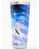 Image #1 - New Creations 32oz Land Of The Free Home Of The Brave Tumbler Bottle, Multi, hi-res