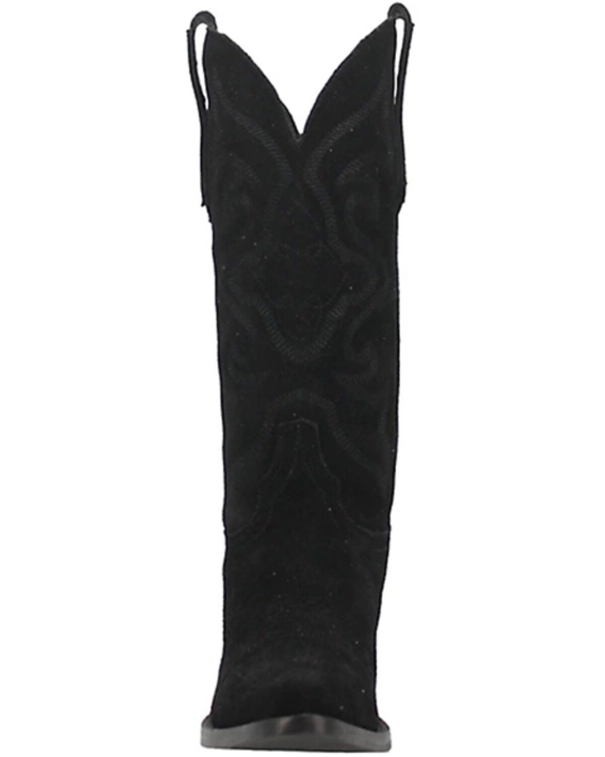 Image #4 - Dingo Women's Out West Suede Western Boots - Round Toe, Black, hi-res