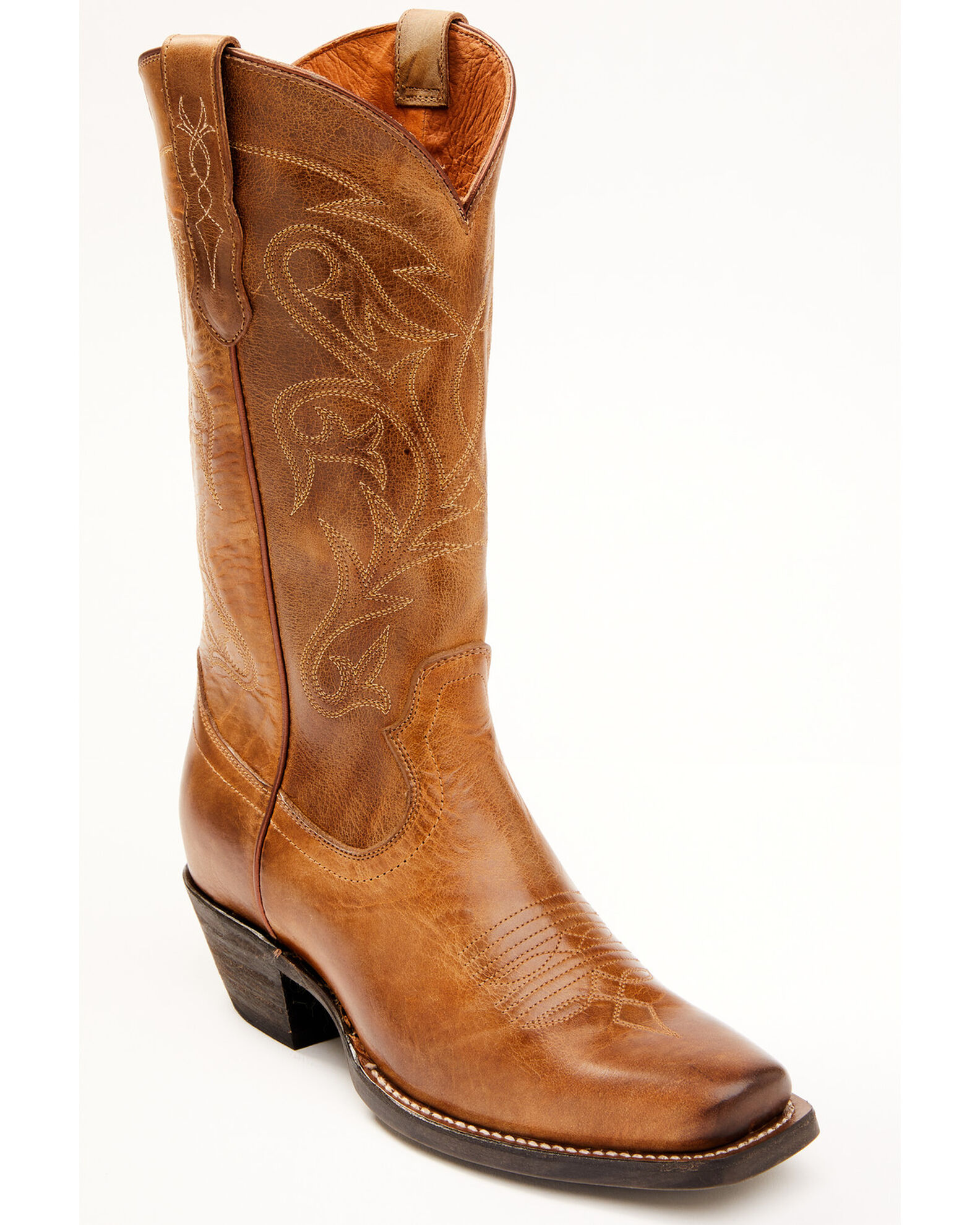 Tan square hotsell toe cowboy boots