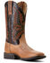 Image #1 - Ariat Men's Brush Creek Mesa Performance Western Boots - Broad Square Toe, Brown, hi-res