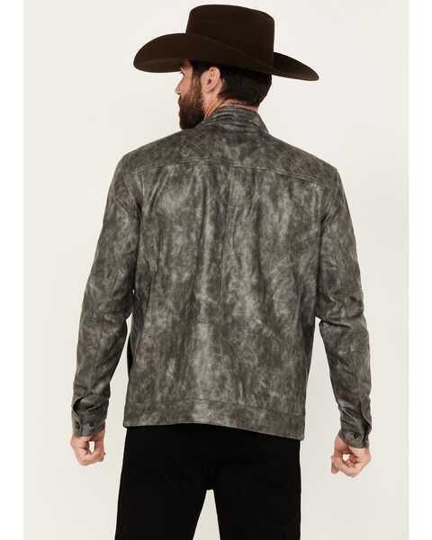 Image #4 - Cody James Men's Backwoods 2.0 Leather Jacket - Tall, Charcoal, hi-res