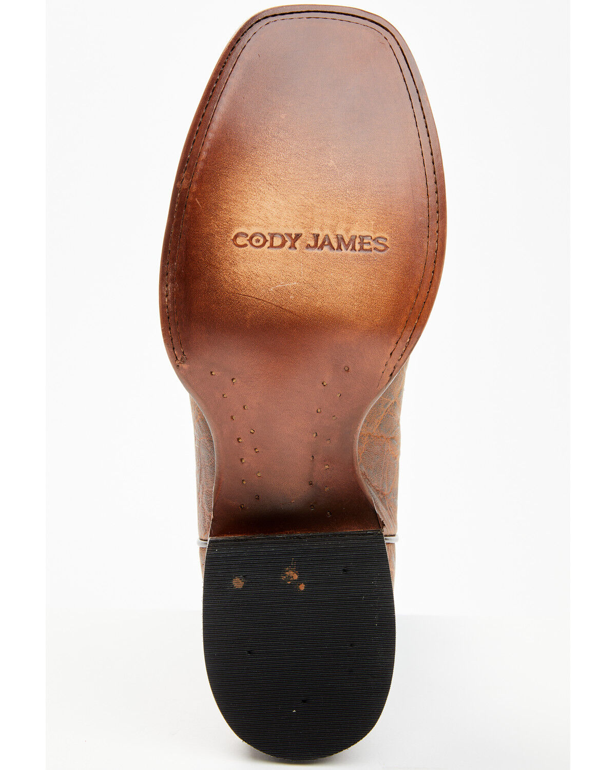 Image #7 - Cody James Men's Elephant Print Western Boots - Broad Square Toe, Brown, hi-res