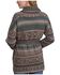 Image #2 - Stetson Women's Southwestern Print Cardigan, Brown, hi-res