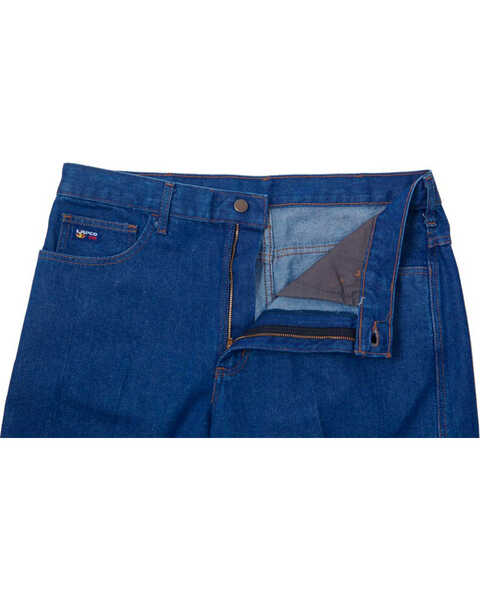 Image #3 - Lapco Men's FR Relaxed Fit Bootcut Jeans, Blue, hi-res