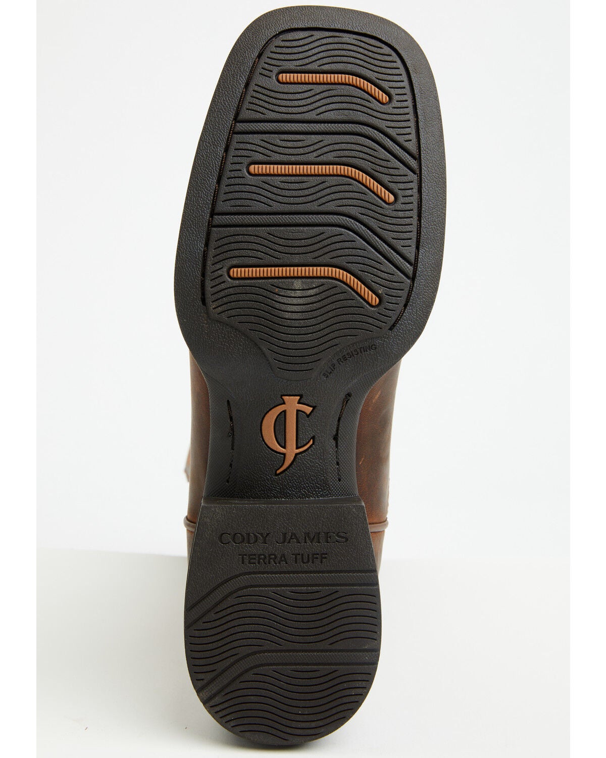 Image #7 - Cody James Men's Kickin' Bass Performance Western Boots - Broad Square Toe, Brown, hi-res