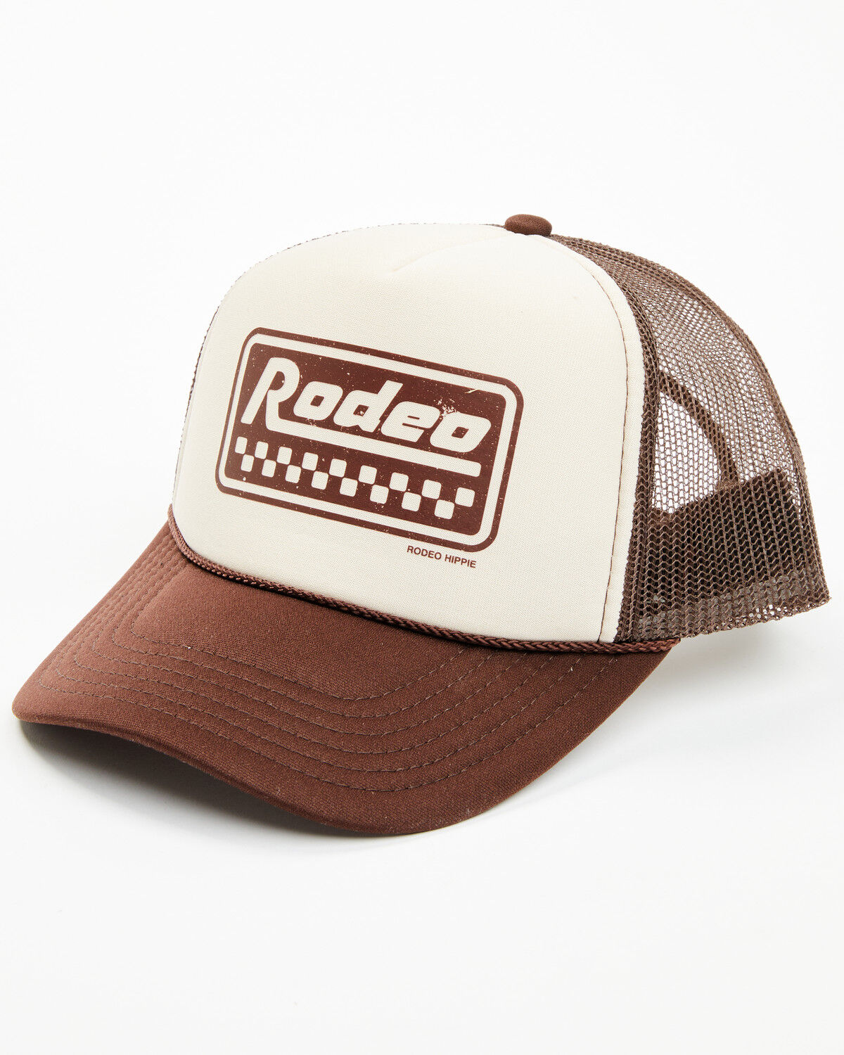 Image #1 - Rodeo Hippie Women's Rodeo Racer Ball Cap, Brown, hi-res