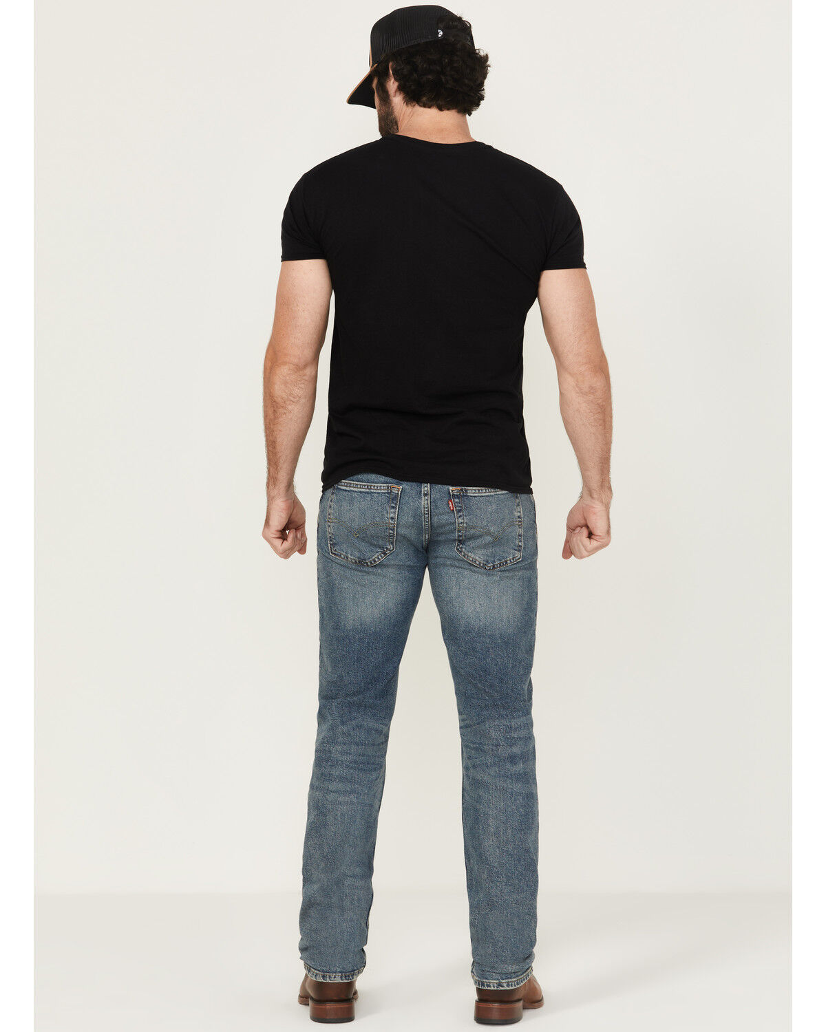 Image #3 - Levi's Men's 514™ Medium Wash Straight Stretch Denim Jeans, Medium Wash, hi-res