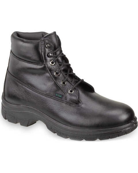 Thorogood Women's 6" SoftStreets Postal Certified Waterproof Work Boots - Soft Toe, Black, hi-res